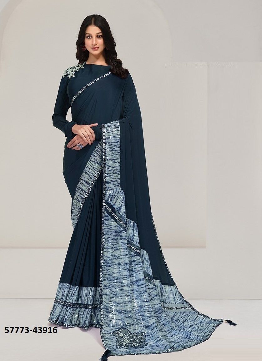 SAANJH - Catalog # 57773 (Set of 16 Sarees) by Brand MAHOTSAV