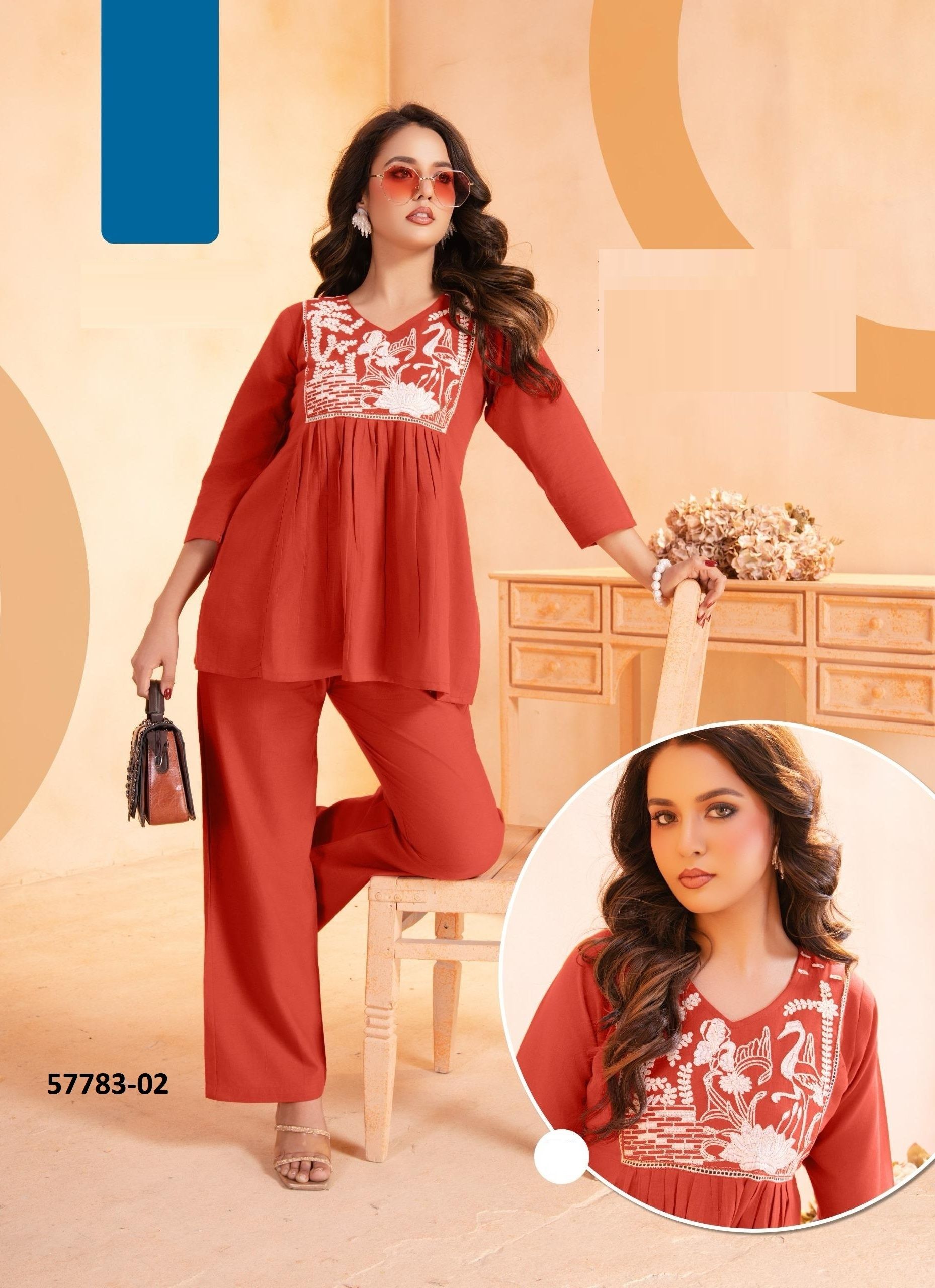 JINAL - Catalog # 57783 (Set of 4 Tops With Bottoms) by Brand KAYA