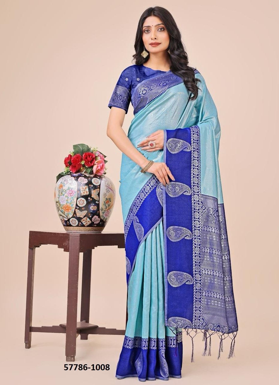 CADBURY - Catalog # 57786 (Set of 8 Sarees) by Brand STROLLAY ®