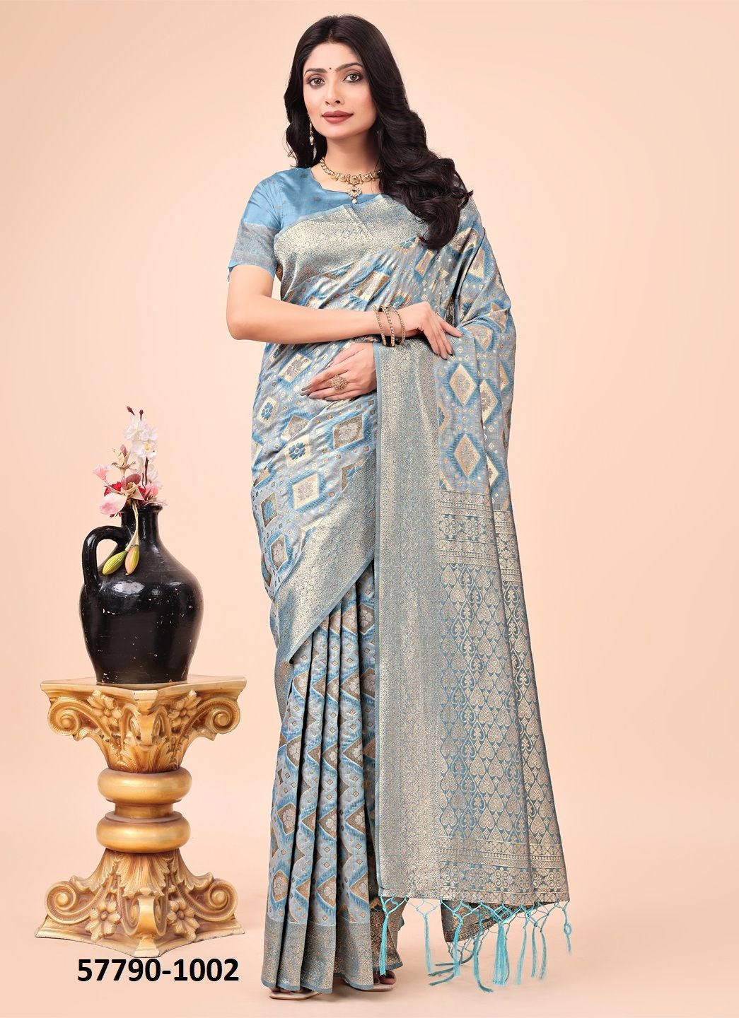 SHUBHANGI - Catalog # 57790 (Set of 5 Sarees) by Brand STROLLAY ®