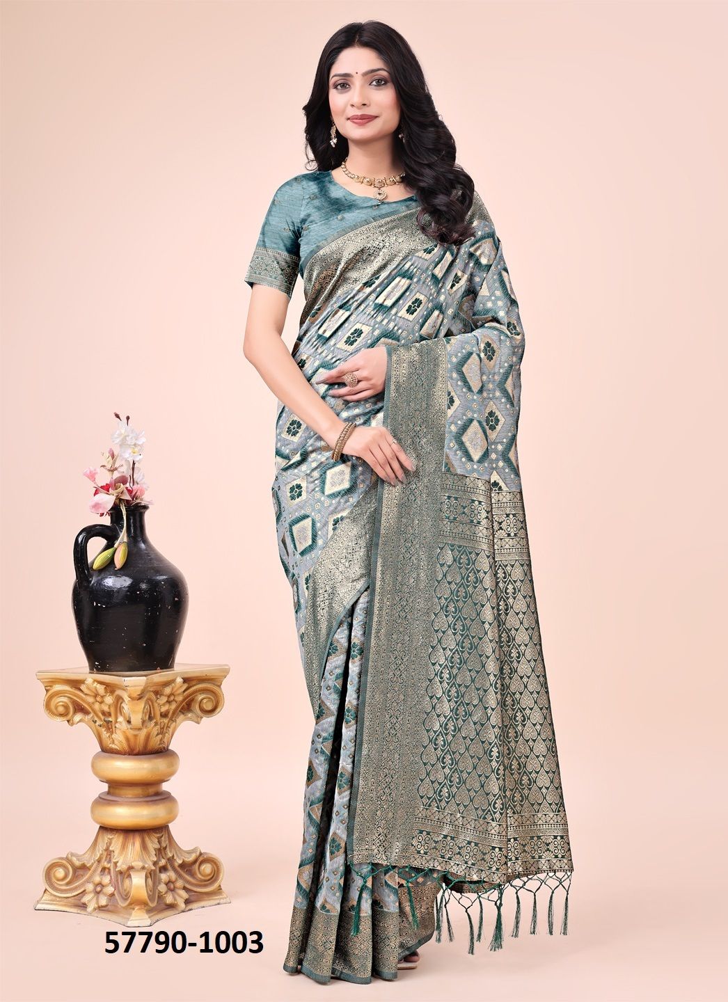 SHUBHANGI - Catalog # 57790 (Set of 5 Sarees) by Brand STROLLAY ®