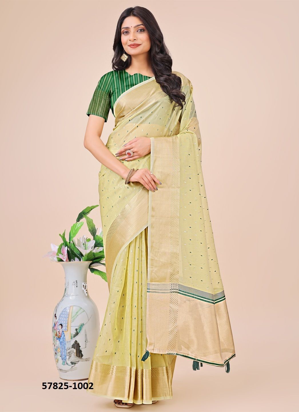 FLORANCE - Catalog # 57825 (Set of 6 Sarees) by Brand STROLLAY ®