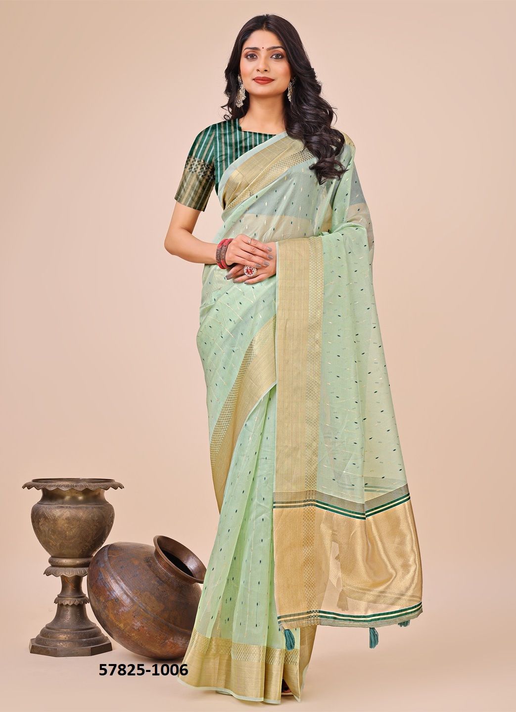 FLORANCE - Catalog # 57825 (Set of 6 Sarees) by Brand STROLLAY ®