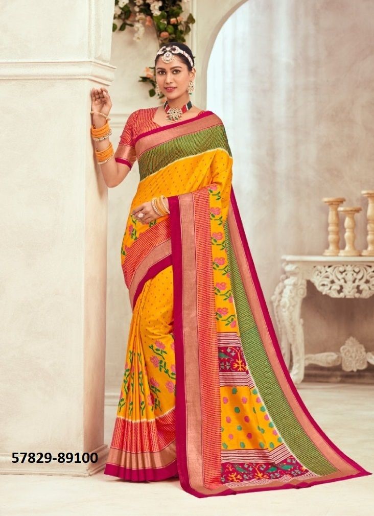 GULMARG SILK 6 - Catalog # 57829 (Set of 12 Sarees) by Brand VIPUL FASHIONS GULMARG SILK 6 - Catalog # 57829 (Set of 12 Sarees) by Brand VIPUL FASHIONS