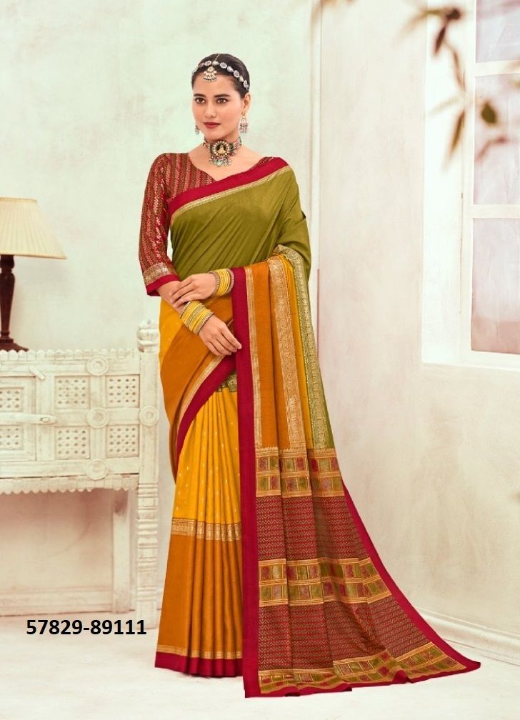 GULMARG SILK 6 - Catalog # 57829 (Set of 12 Sarees) by Brand VIPUL FASHIONS GULMARG SILK 6 - Catalog # 57829 (Set of 12 Sarees) by Brand VIPUL FASHIONS