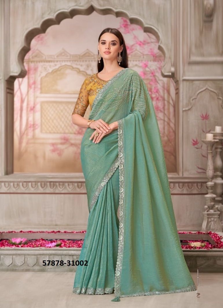 SILVER SCREEN 31 - Catalog # 57878 (Set of 18 Sarees) by Brand THE FASHION HUB