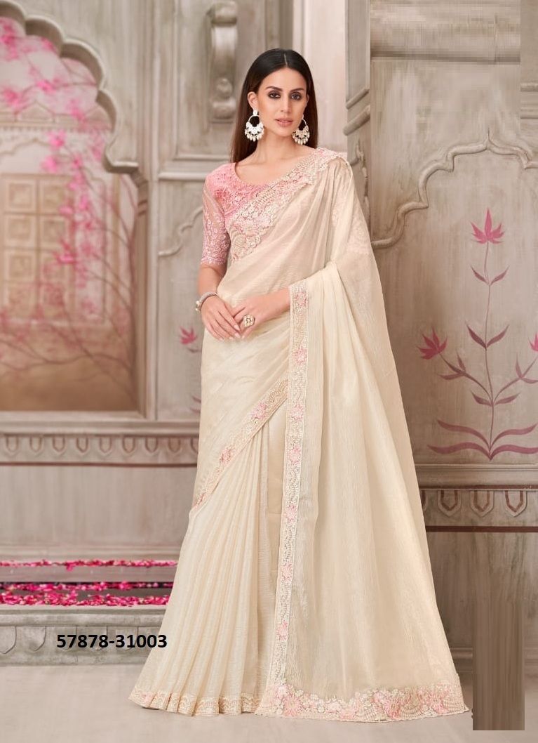 SILVER SCREEN 31 - Catalog # 57878 (Set of 18 Sarees) by Brand THE FASHION HUB