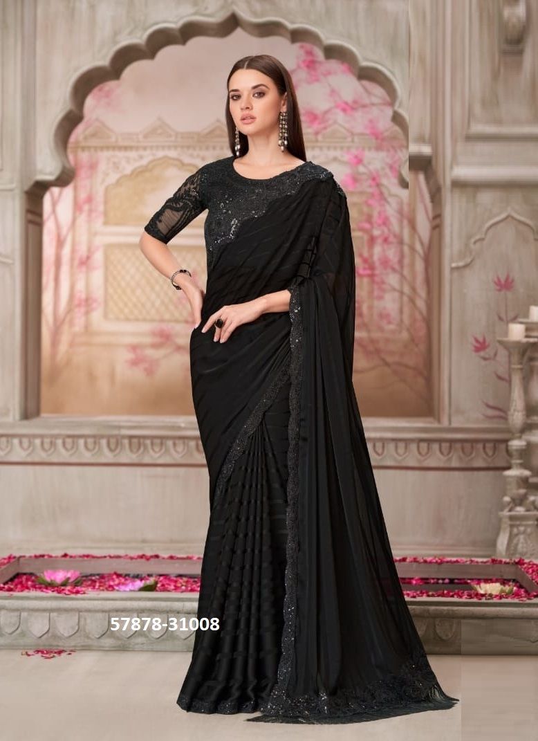 SILVER SCREEN 31 - Catalog # 57878 (Set of 18 Sarees) by Brand THE FASHION HUB