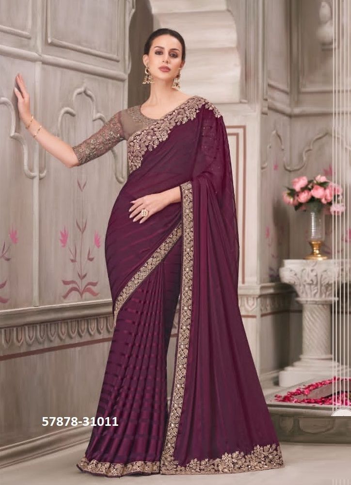 SILVER SCREEN 31 - Catalog # 57878 (Set of 18 Sarees) by Brand THE FASHION HUB