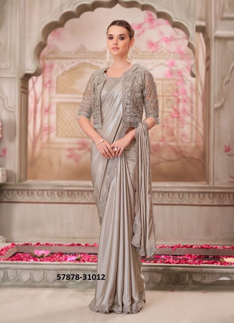 SILVER SCREEN 31 - Catalog # 57878 (Set of 18 Sarees) by Brand THE FASHION HUB