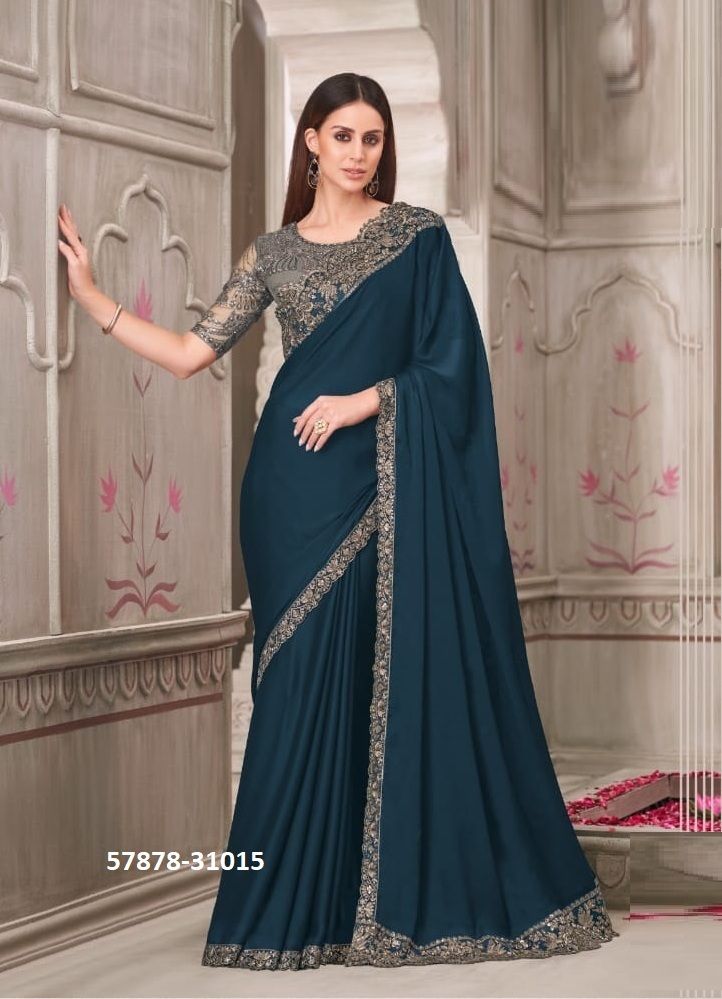 SILVER SCREEN 31 - Catalog # 57878 (Set of 18 Sarees) by Brand THE FASHION HUB
