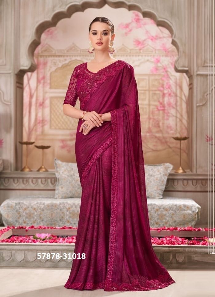 SILVER SCREEN 31 - Catalog # 57878 (Set of 18 Sarees) by Brand THE FASHION HUB