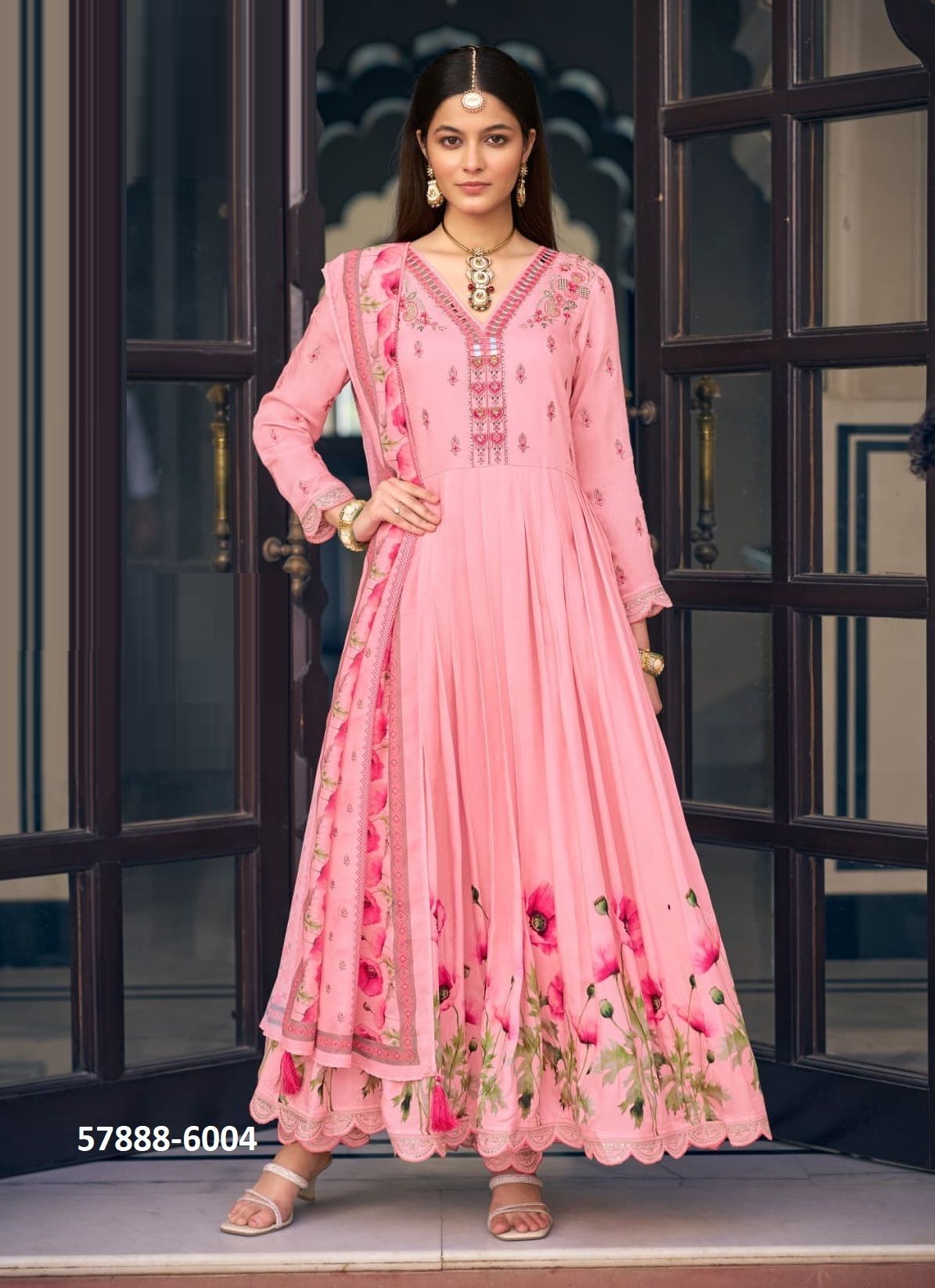 FORUM - Catalog # 57888 (Set of 4 Readymade Salwar Suits) by Brand RANGOON