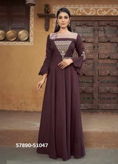 SUGAR 1 - Catalog # 57890 (Set of 4 Readymade Gowns) by Brand STROLLAY ®