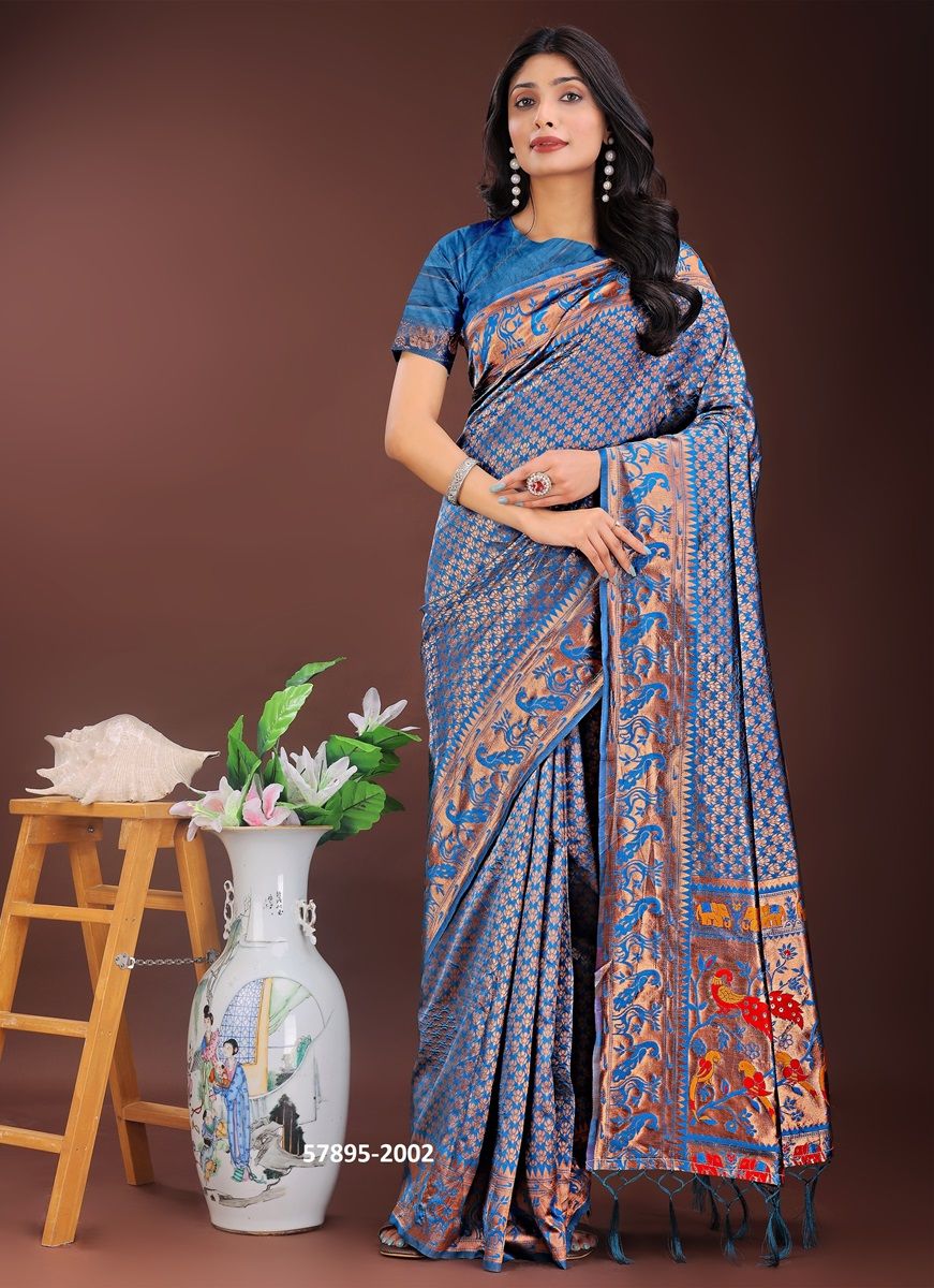 MAYURA 2 - Catalog # 57895 (Set of 6 Sarees) by Brand STROLLAY ®