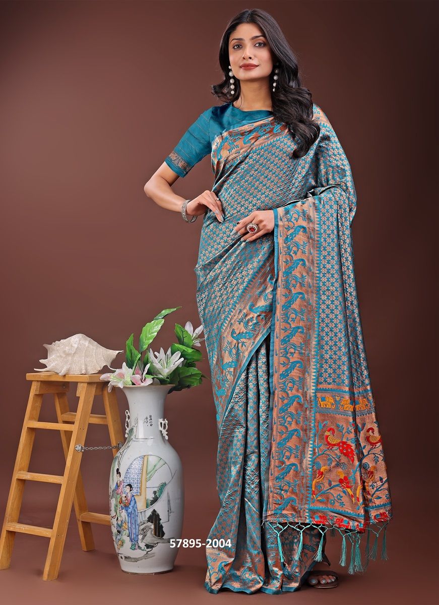 MAYURA 2 - Catalog # 57895 (Set of 6 Sarees) by Brand STROLLAY ®