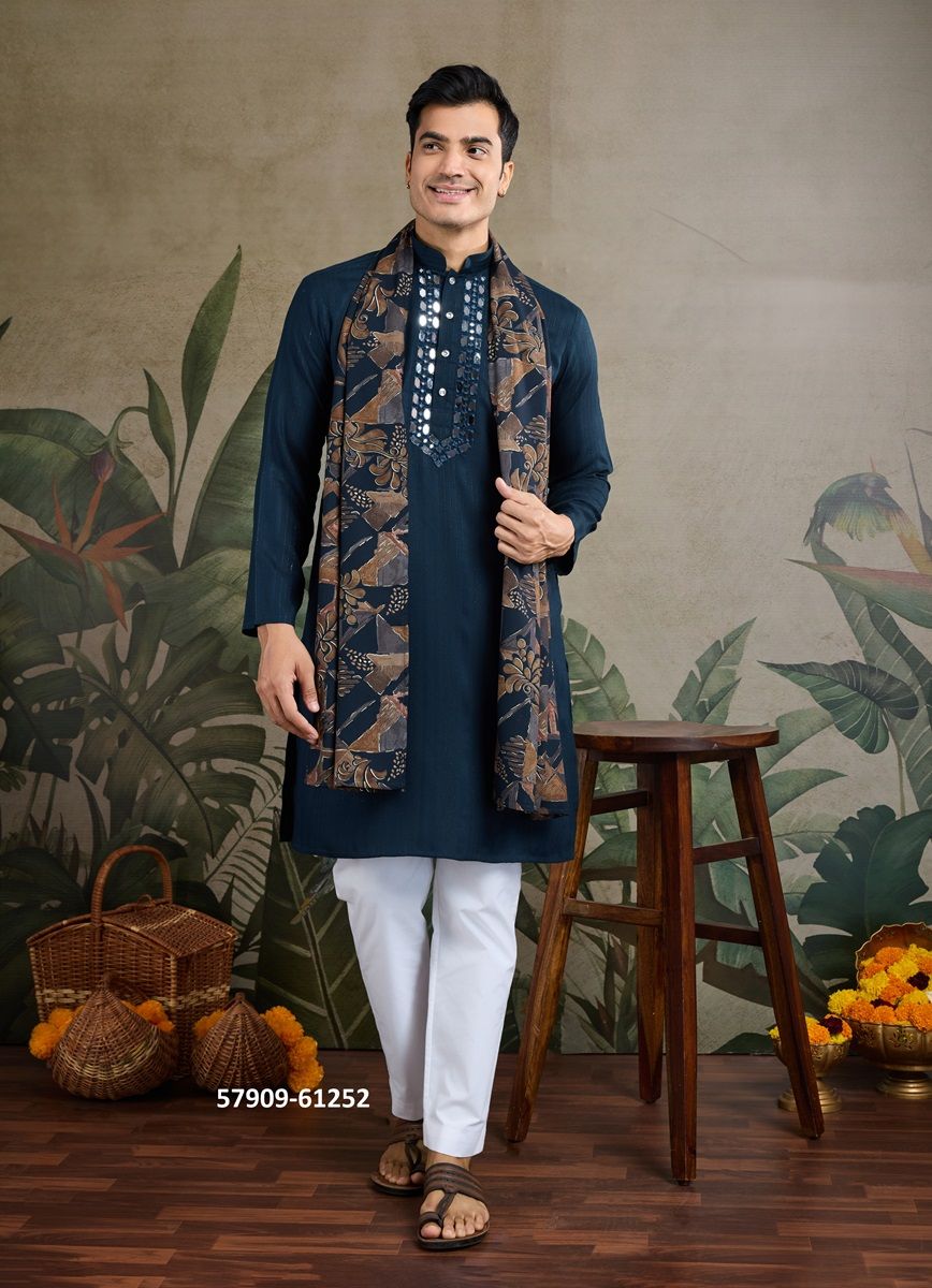 ZARI & WEAVES 3 - Catalog # 57909 (Set of 2 Men's Ethnic Wear) by Brand STROLLAY ®