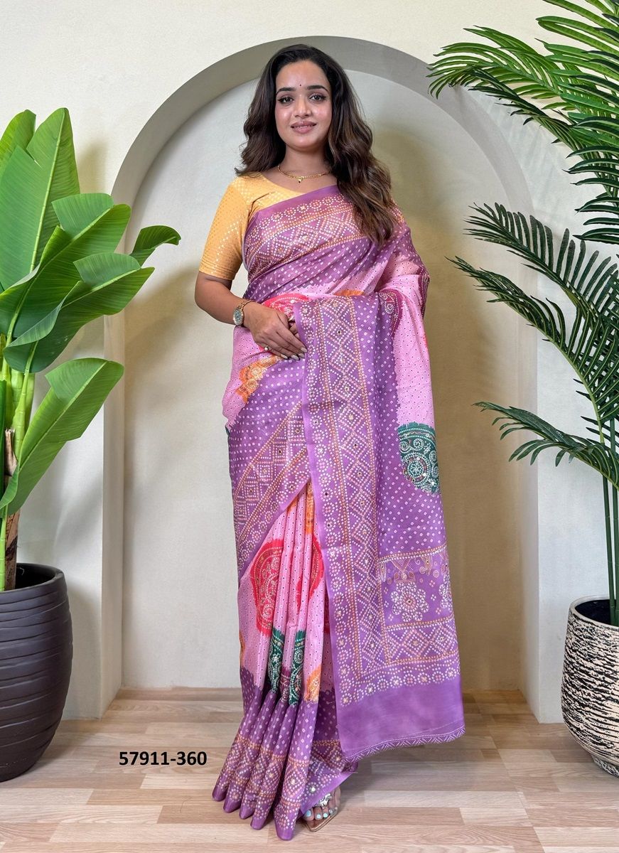 KESARIYA - Catalog # 57911 (Set of 5 Sarees) by Brand STROLLAY ® KESARIYA - Catalog # 57911 (Set of 5 Sarees) by Brand STROLLAY ®