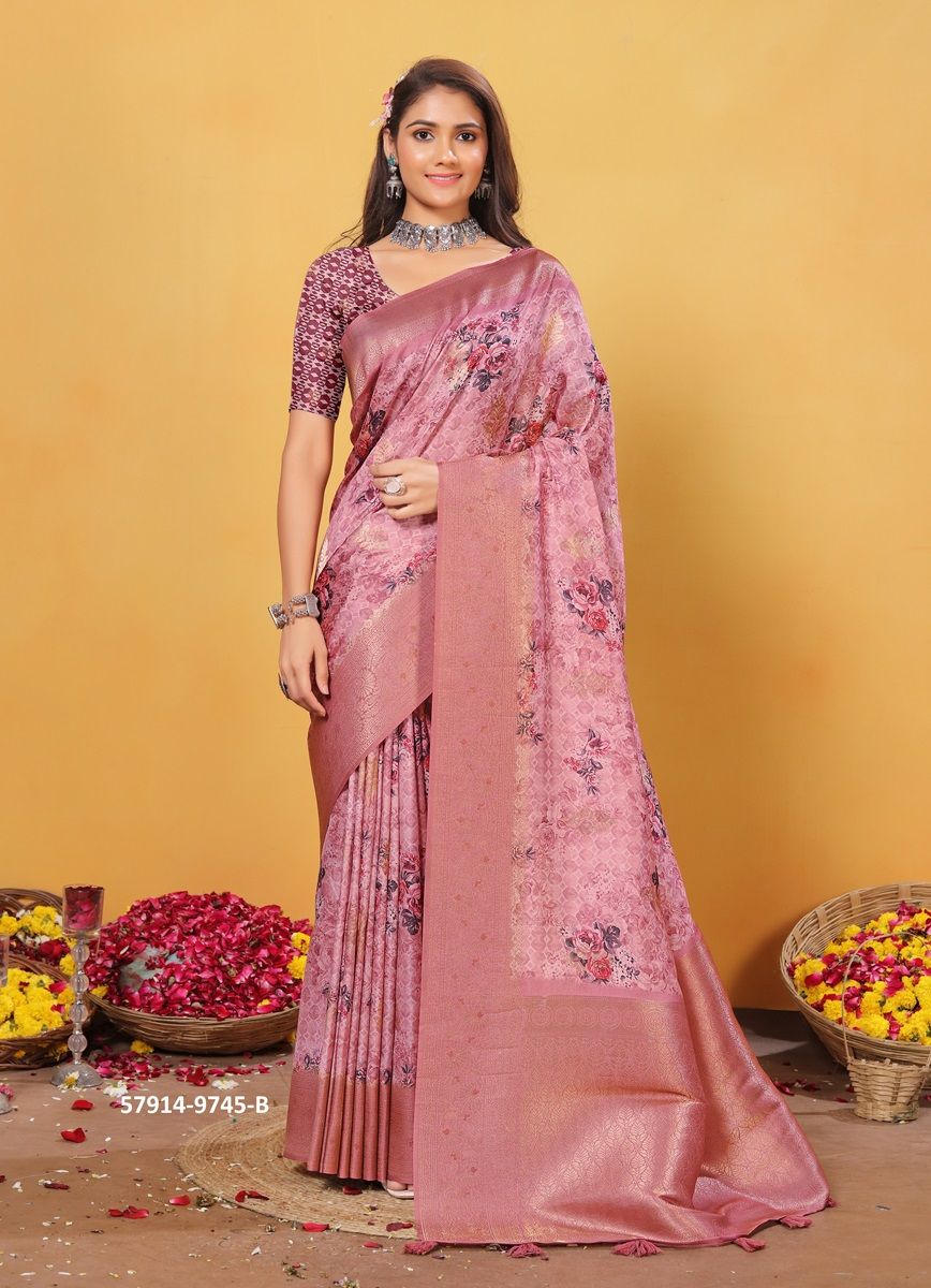 GOURI - Catalog # 57914 (Set of 5 Sarees) by Brand STROLLAY ®