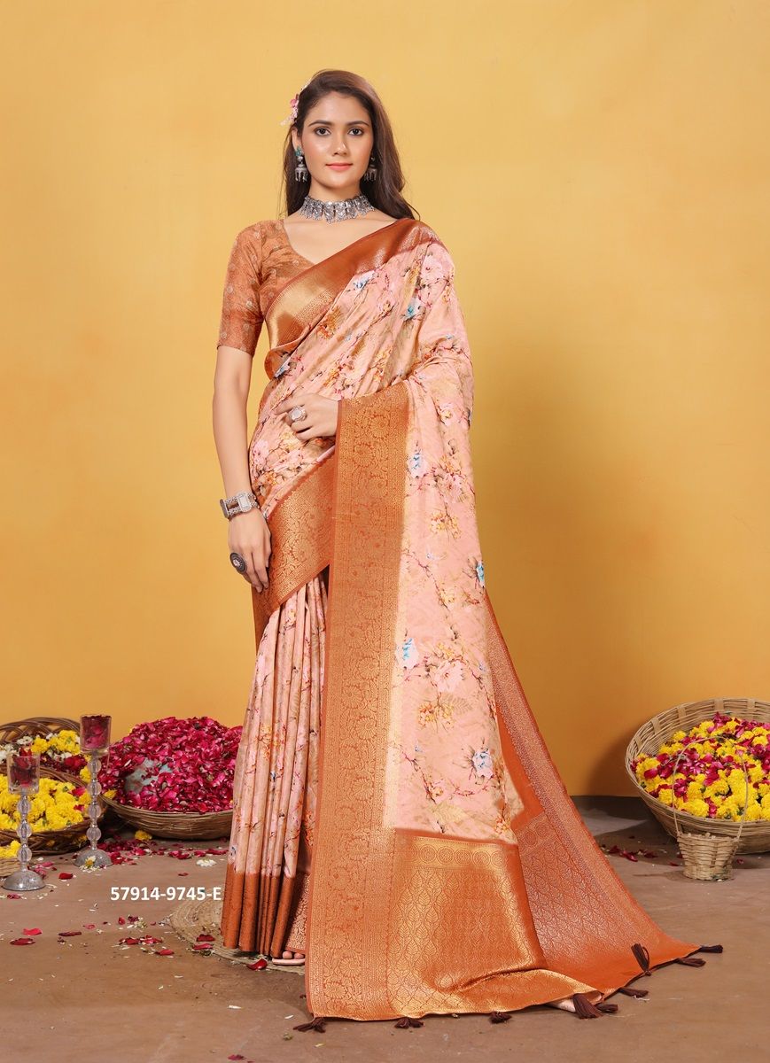 GOURI - Catalog # 57914 (Set of 5 Sarees) by Brand STROLLAY ®