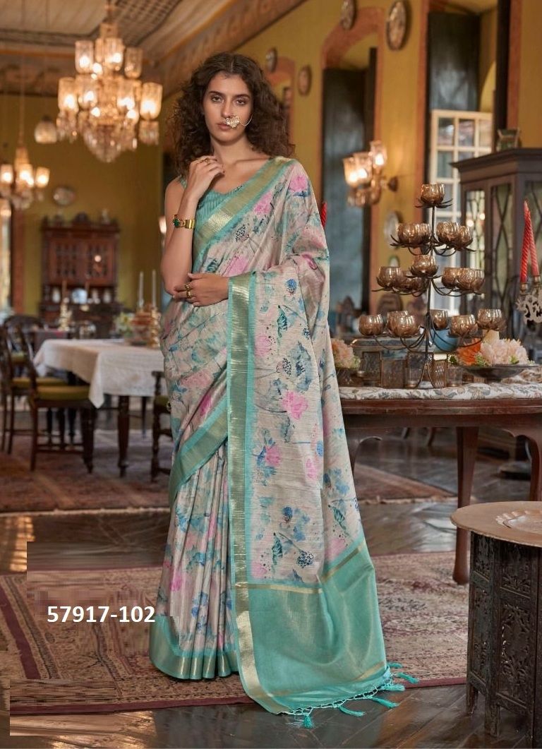 STORY - Catalog # 57917 (Set of 10 Sarees) by Brand SASURAL