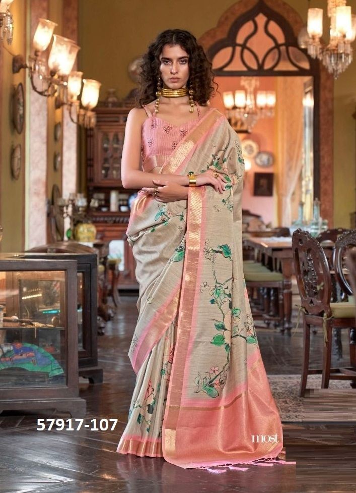 STORY - Catalog # 57917 (Set of 10 Sarees) by Brand SASURAL