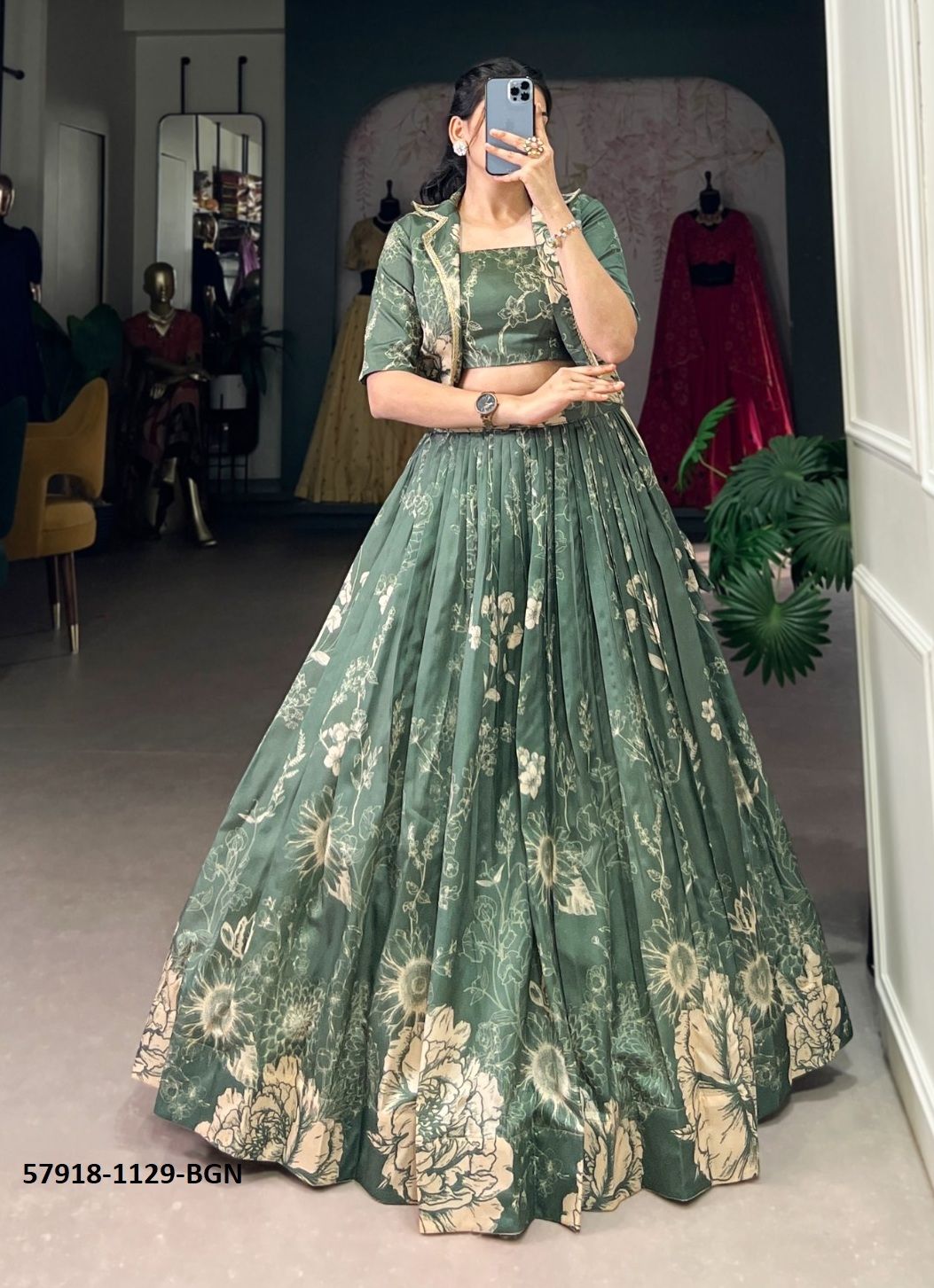 BHAVISHA - Catalog # 57918 (Set of 4 Readymade Lehengas) by Brand STROLLAY ® BHAVISHA - Catalog # 57918 (Set of 4 Readymade Lehengas) by Brand STROLLAY ®