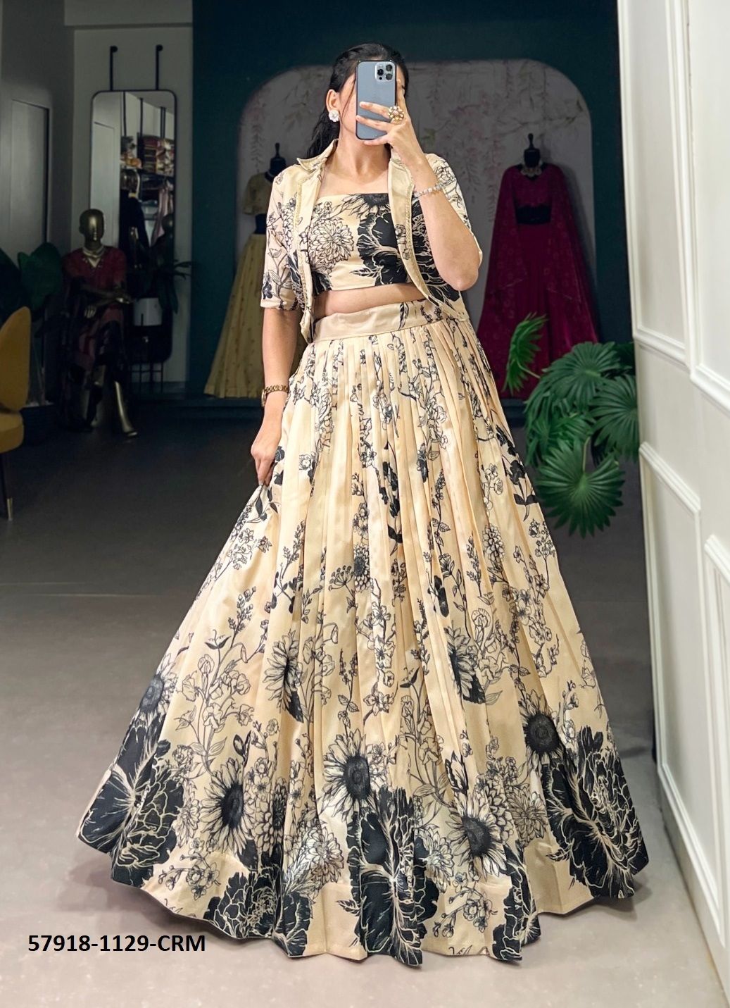 BHAVISHA - Catalog # 57918 (Set of 4 Readymade Lehengas) by Brand STROLLAY ® BHAVISHA - Catalog # 57918 (Set of 4 Readymade Lehengas) by Brand STROLLAY ®