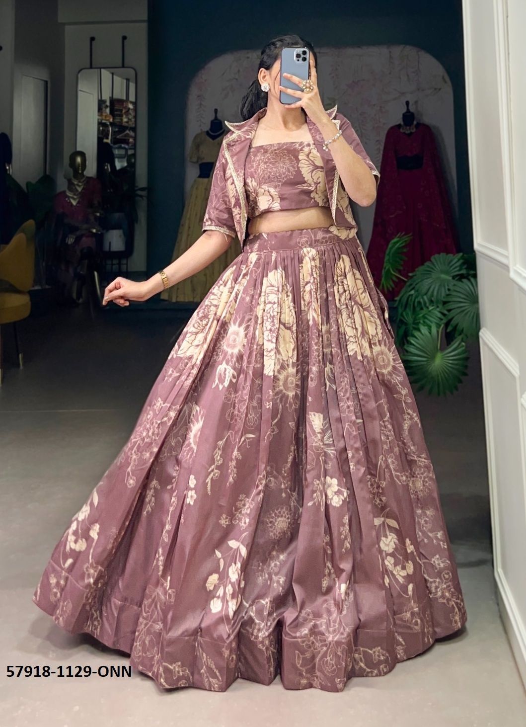 BHAVISHA - Catalog # 57918 (Set of 4 Readymade Lehengas) by Brand STROLLAY ® BHAVISHA - Catalog # 57918 (Set of 4 Readymade Lehengas) by Brand STROLLAY ®