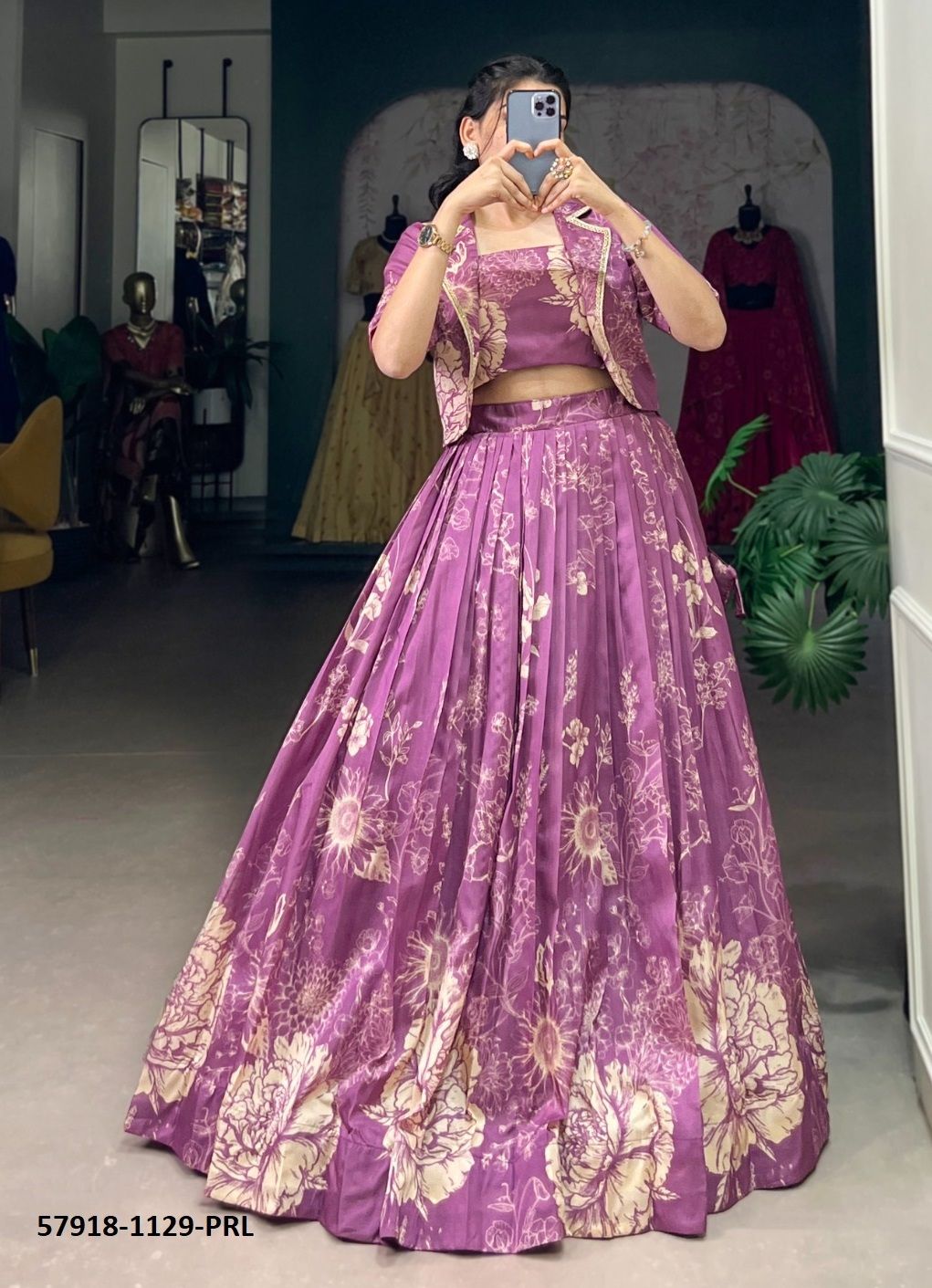 BHAVISHA - Catalog # 57918 (Set of 4 Readymade Lehengas) by Brand STROLLAY ® BHAVISHA - Catalog # 57918 (Set of 4 Readymade Lehengas) by Brand STROLLAY ®