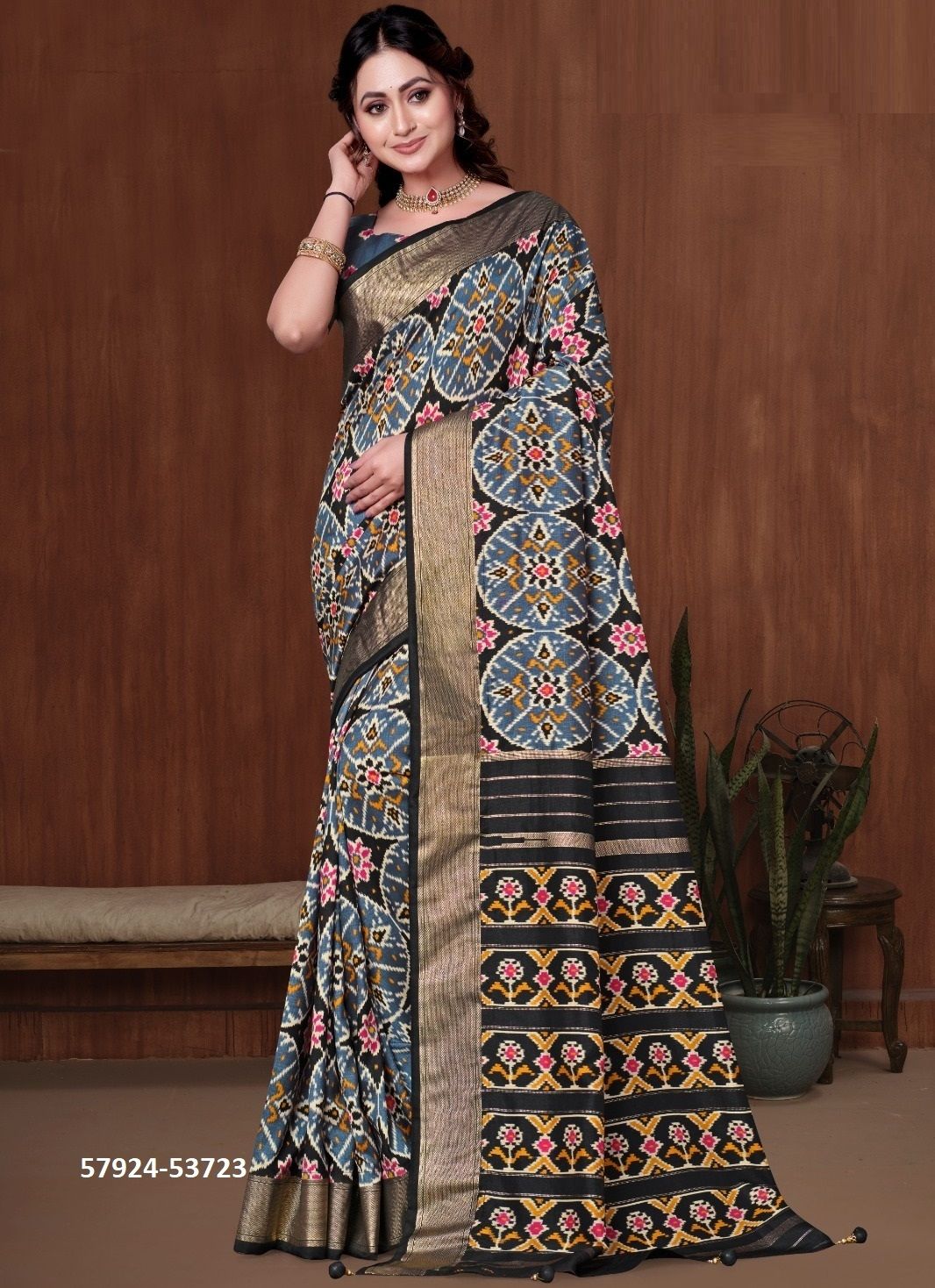 TATAVAM - Catalog # 57924 (Set of 6 Sarees) by Brand VIPUL FASHIONS