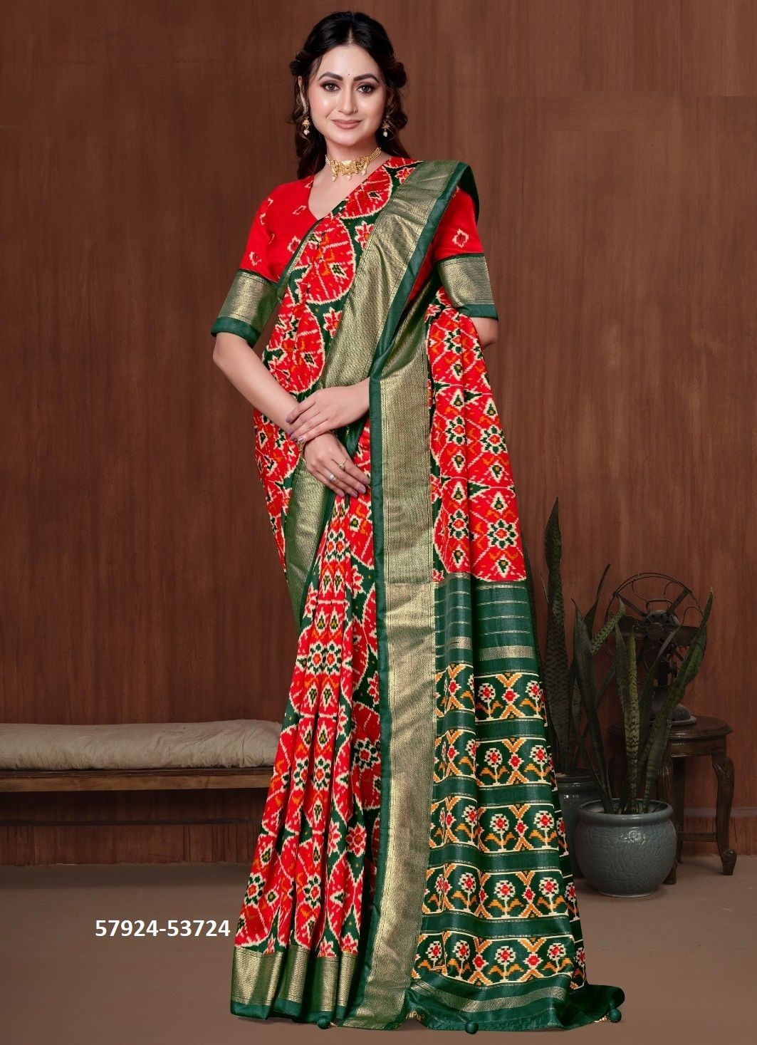 TATAVAM - Catalog # 57924 (Set of 6 Sarees) by Brand VIPUL FASHIONS