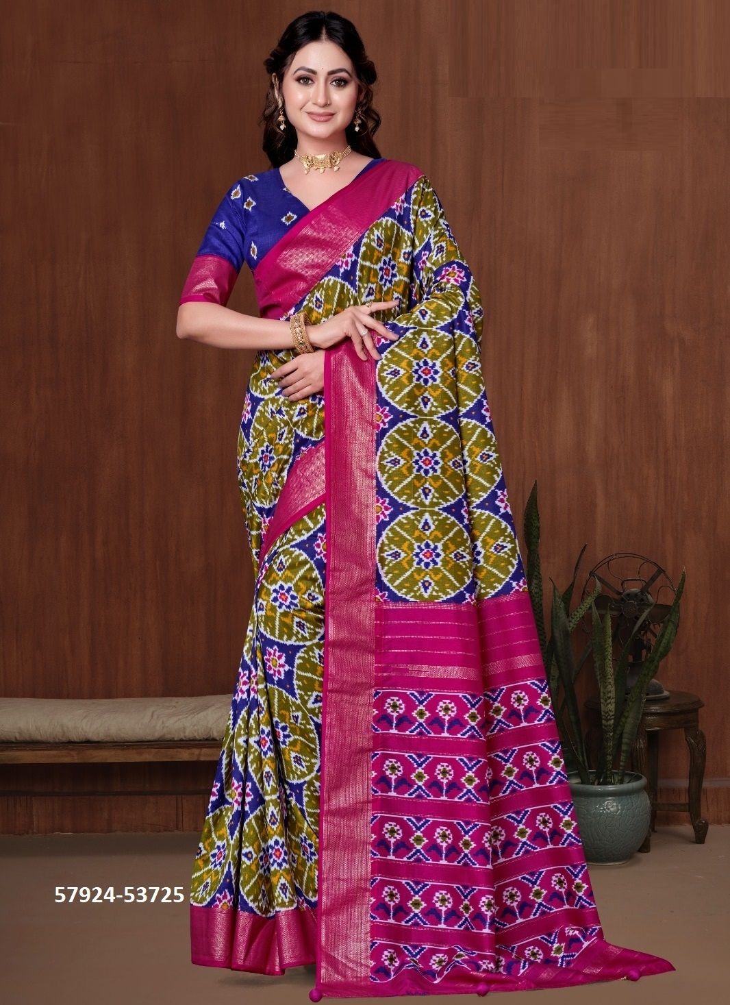 TATAVAM - Catalog # 57924 (Set of 6 Sarees) by Brand VIPUL FASHIONS