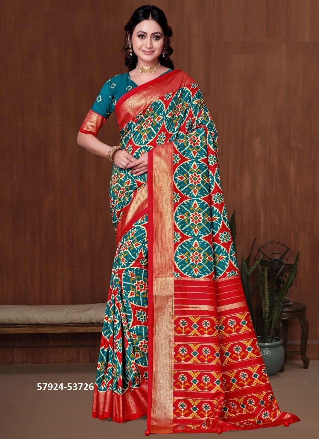 TATAVAM - Catalog # 57924 (Set of 6 Sarees) by Brand VIPUL FASHIONS
