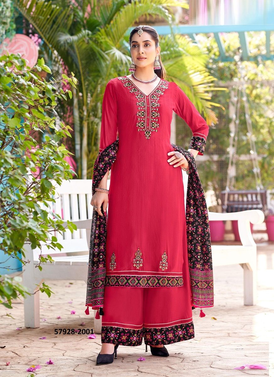 PRARAMBH - Catalog # 57928 (Set of 4 Readymade Salwar Suits) by Brand WOOGLEE FASHIONS PRARAMBH - Catalog # 57928 (Set of 4 Readymade Salwar Suits) by Brand WOOGLEE FASHIONS