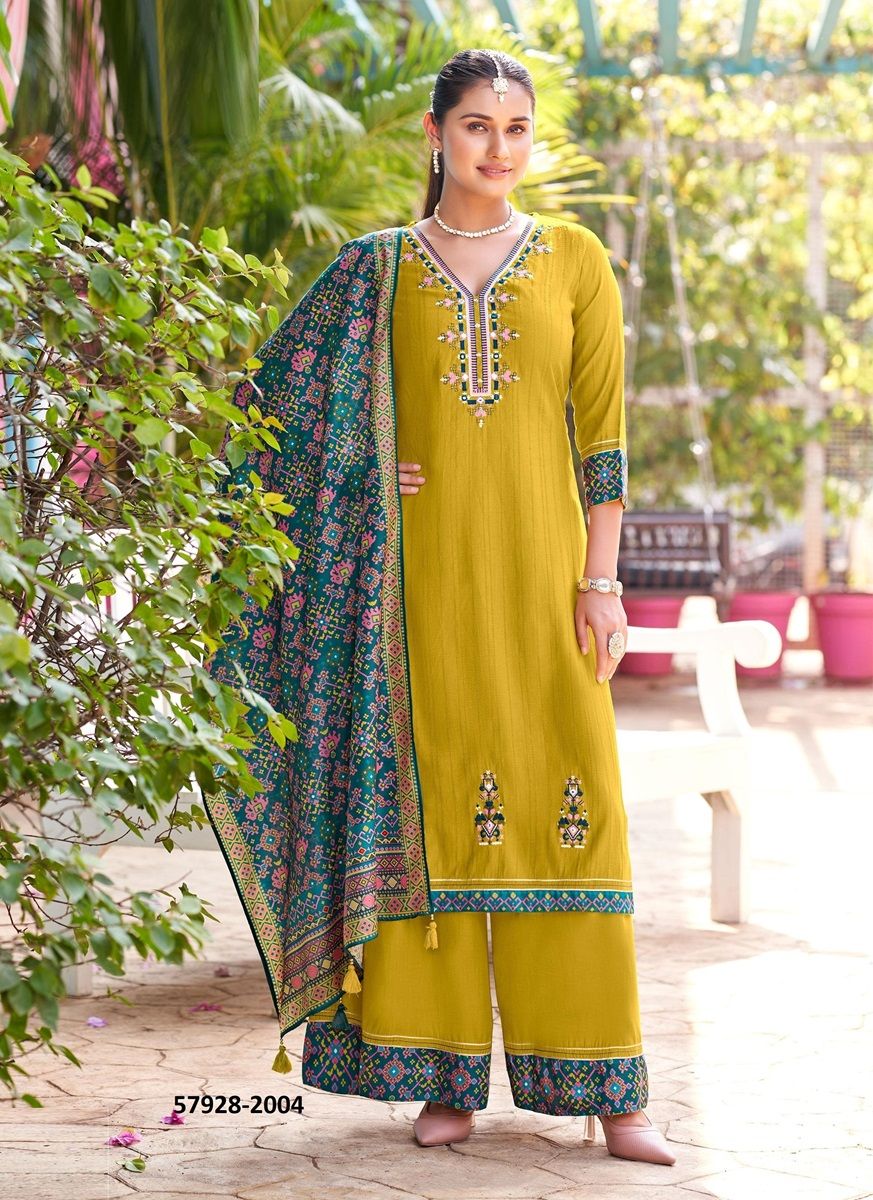 PRARAMBH - Catalog # 57928 (Set of 4 Readymade Salwar Suits) by Brand WOOGLEE FASHIONS PRARAMBH - Catalog # 57928 (Set of 4 Readymade Salwar Suits) by Brand WOOGLEE FASHIONS