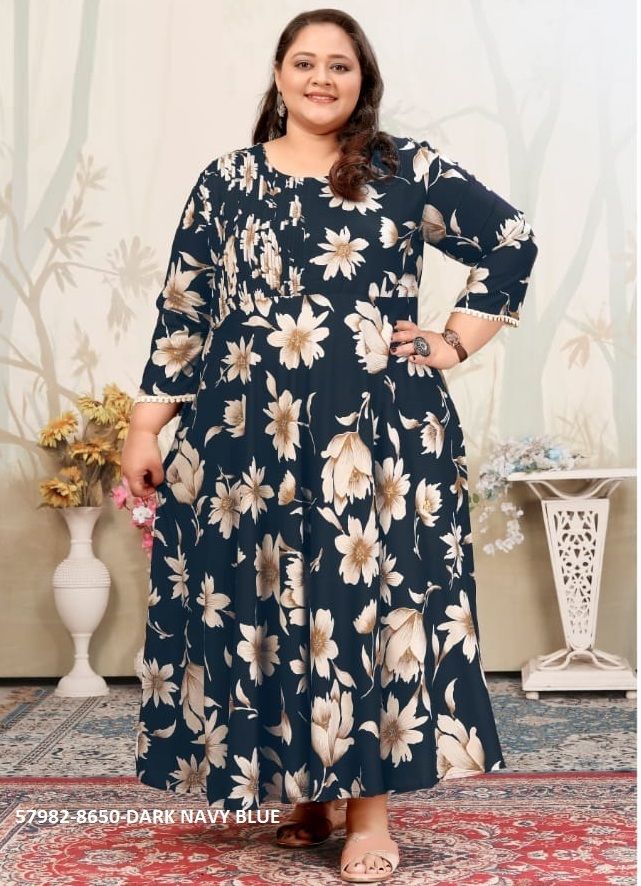 PLUS SIZE JOY 1 - Catalog # 57982 (Set of 4 Readymade Women's Kurtis / Tops) by Brand STROLLAY ® PLUS SIZE JOY 1 - Catalog # 57982 (Set of 4 Readymade Women's Kurtis / Tops) by Brand STROLLAY ®
