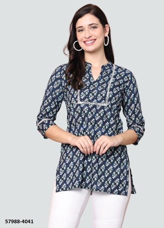 MAAYRA - Catalog # 57988 (Set of 6 Readymade Women's Kurtis / Tops) by Brand RAJNANDINI