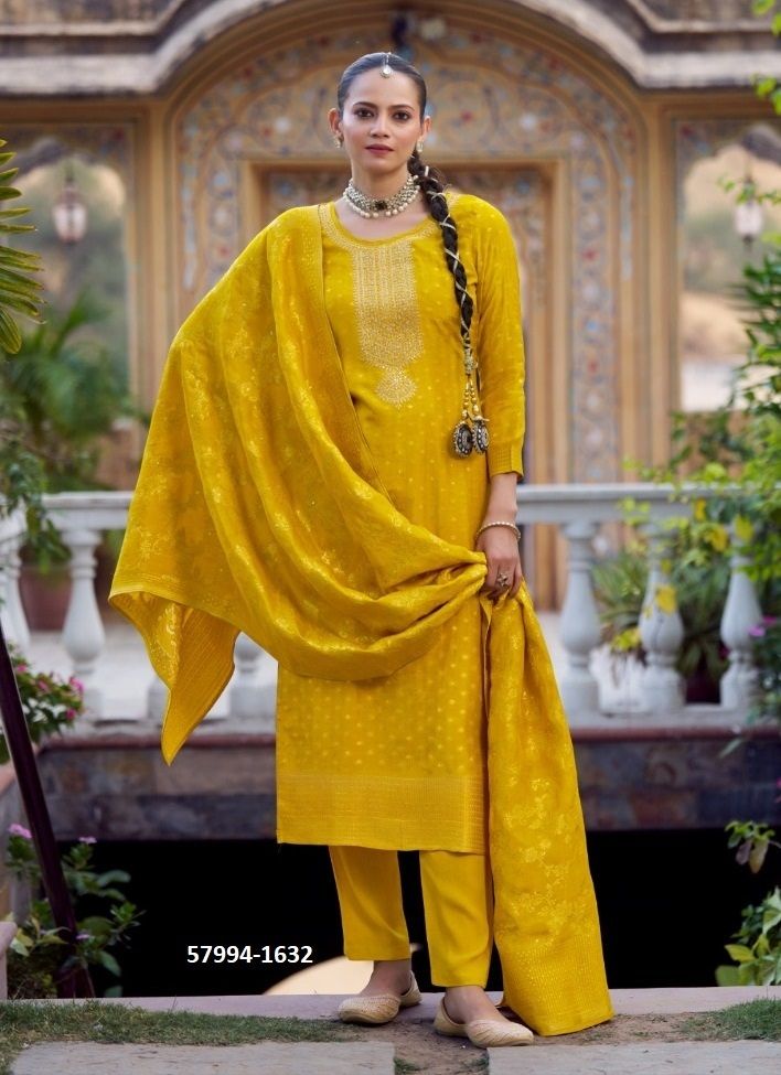 COLBEE - Catalog # 57994 (Set of 4 Semi-Stitched / Un-Stitched Suits) by Brand KALARANG