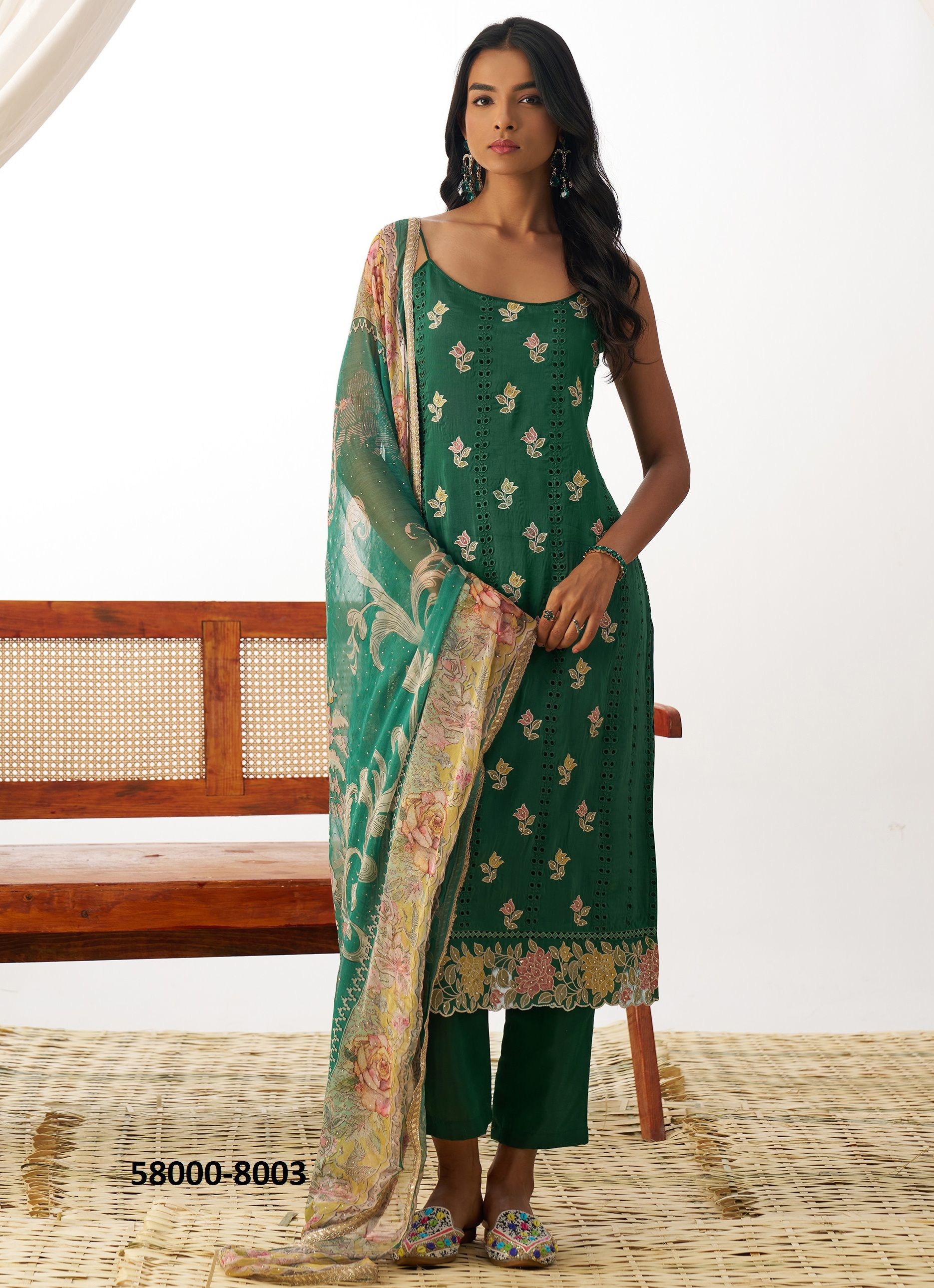 SWARA - Catalog # 58000 (Set of 4 Readymade Salwar Suits) by Brand ALIZEH