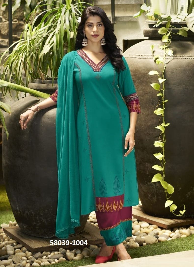 TAMANNA - Catalog # 58039 (Set of 6 Readymade Salwar Suits) by Brand WOODEE AHMEDABAD TAMANNA - Catalog # 58039 (Set of 6 Readymade Salwar Suits) by Brand WOODEE AHMEDABAD