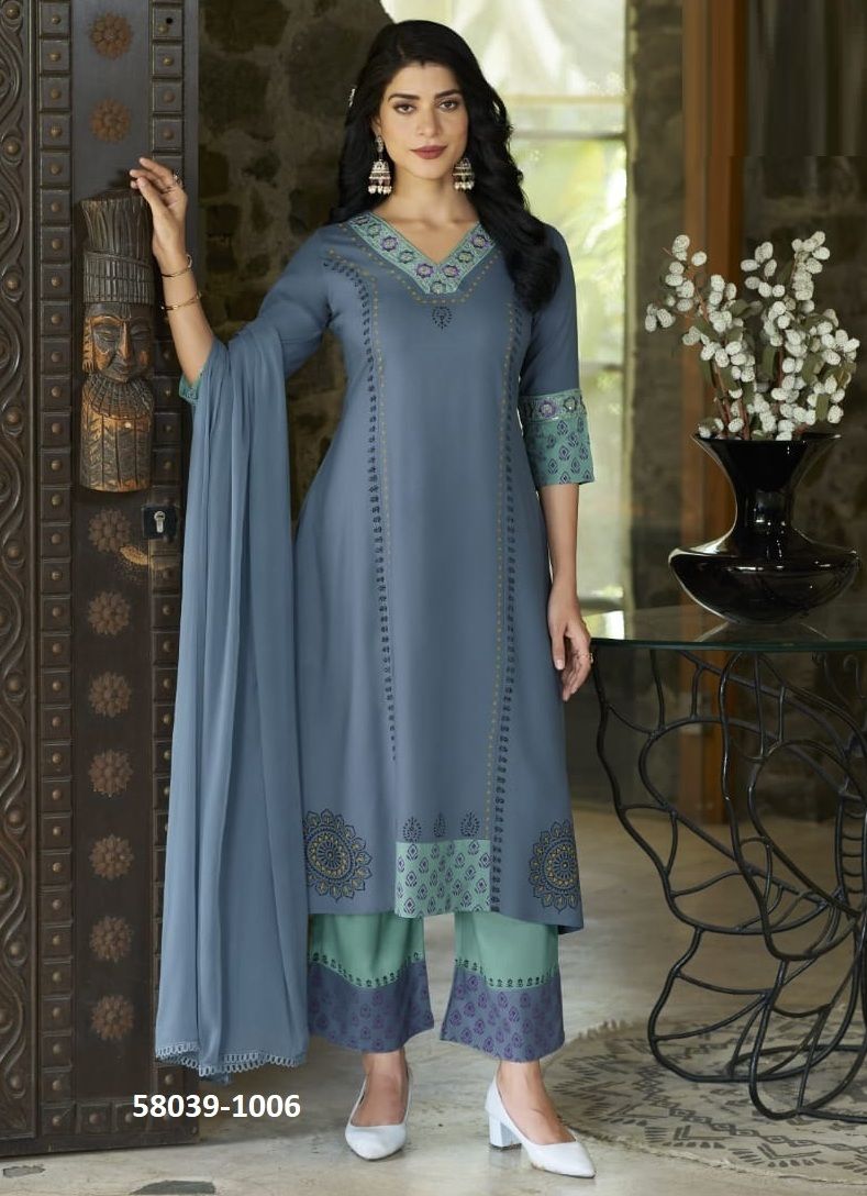 TAMANNA - Catalog # 58039 (Set of 6 Readymade Salwar Suits) by Brand WOODEE AHMEDABAD TAMANNA - Catalog # 58039 (Set of 6 Readymade Salwar Suits) by Brand WOODEE AHMEDABAD
