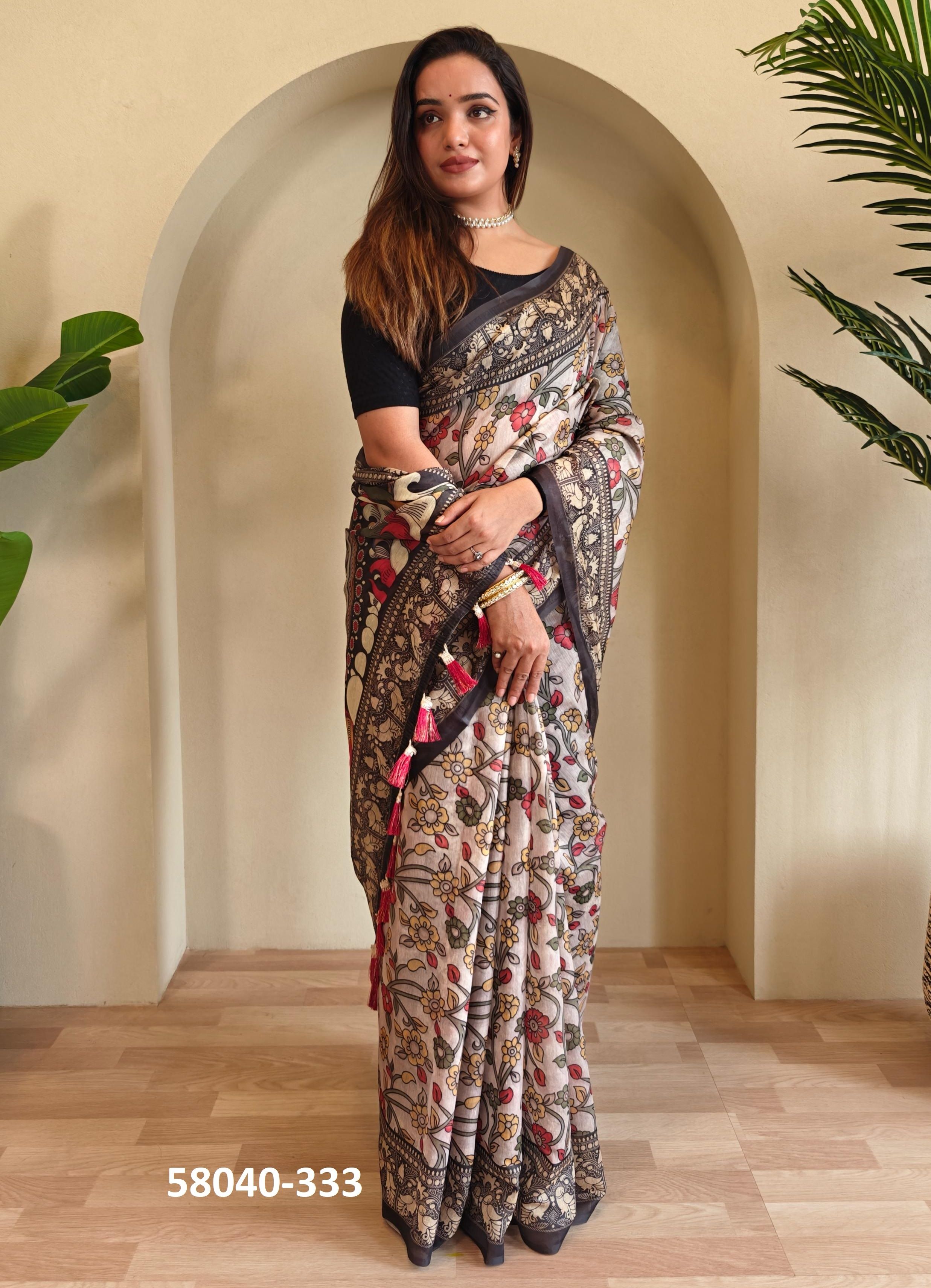 MADHU - Catalog # 58040 (Set of 5 Sarees) by Brand STROLLAY ®