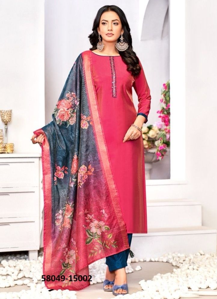 ALIZZA - Catalog # 58049 (Set of 12 Readymade Salwar Suits) by Brand STROLLAY ®