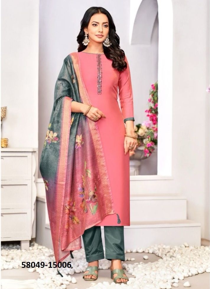 ALIZZA - Catalog # 58049 (Set of 12 Readymade Salwar Suits) by Brand STROLLAY ®