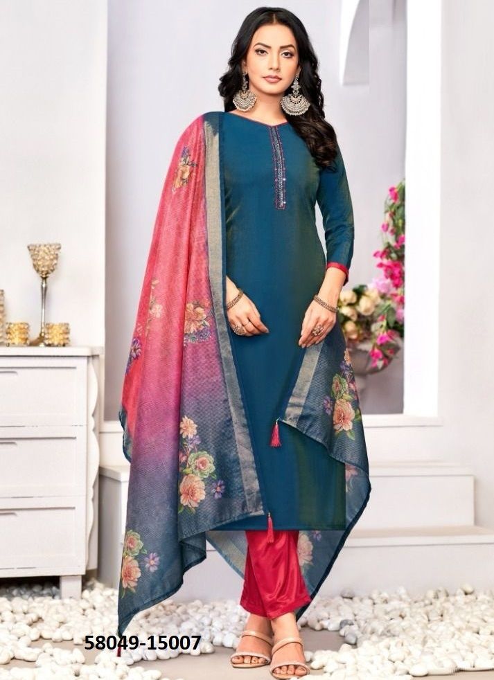 ALIZZA - Catalog # 58049 (Set of 12 Readymade Salwar Suits) by Brand STROLLAY ®