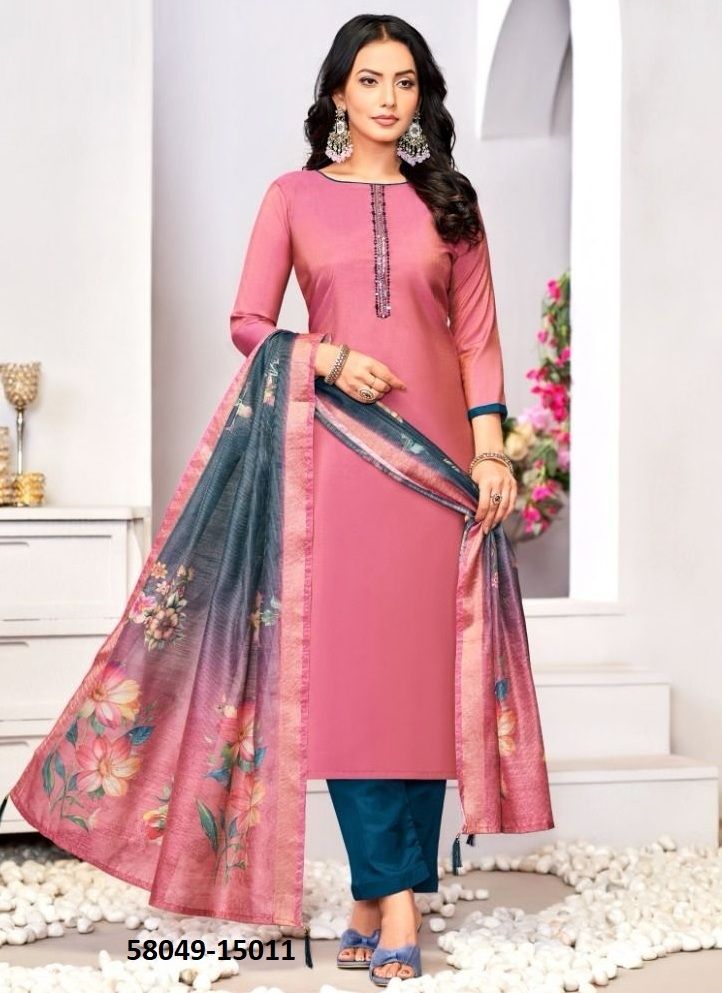 ALIZZA - Catalog # 58049 (Set of 12 Readymade Salwar Suits) by Brand STROLLAY ®