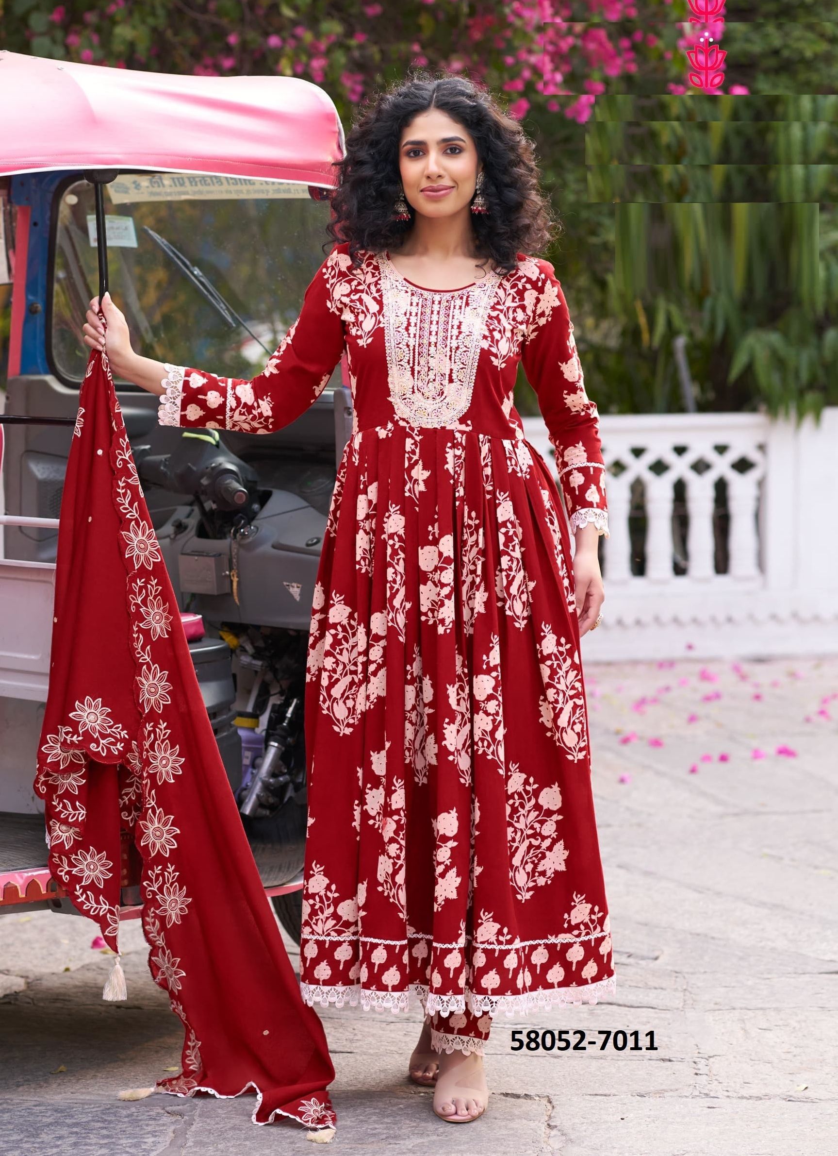 PANCHI - Catalog # 58052 (Set of 6 Readymade Salwar Suits) by Brand RANGOON PANCHI - Catalog # 58052 (Set of 6 Readymade Salwar Suits) by Brand RANGOON