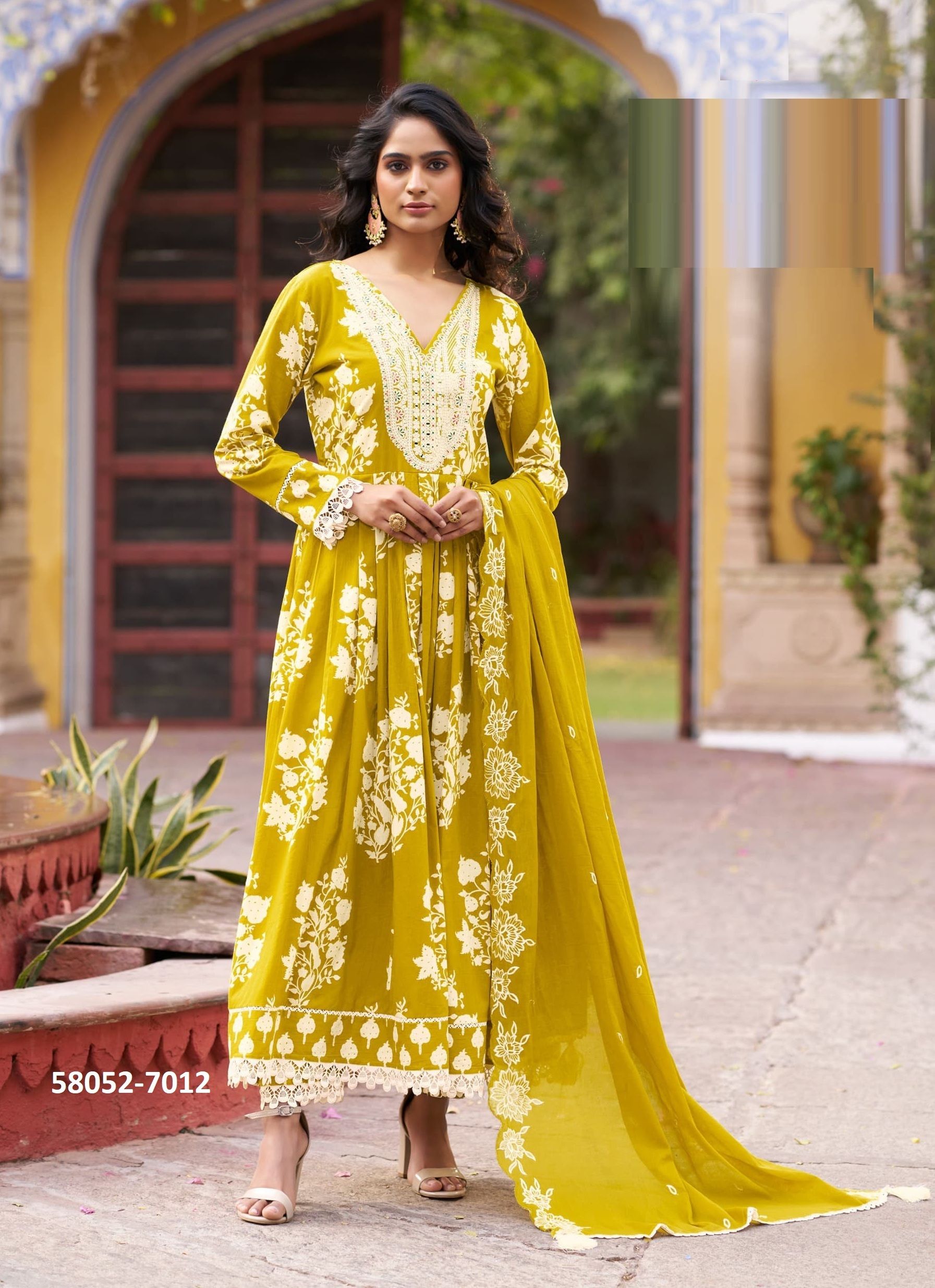 PANCHI - Catalog # 58052 (Set of 6 Readymade Salwar Suits) by Brand RANGOON PANCHI - Catalog # 58052 (Set of 6 Readymade Salwar Suits) by Brand RANGOON