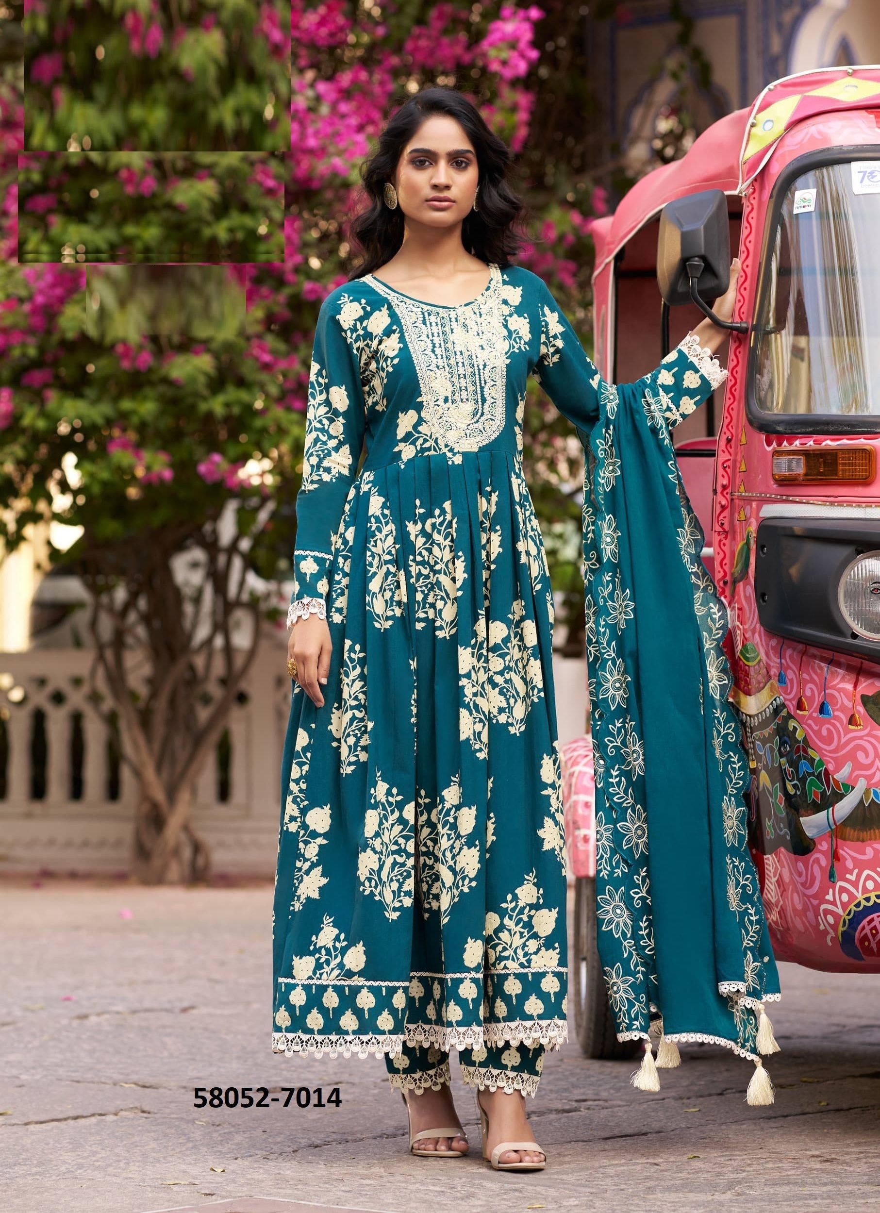 PANCHI - Catalog # 58052 (Set of 6 Readymade Salwar Suits) by Brand RANGOON PANCHI - Catalog # 58052 (Set of 6 Readymade Salwar Suits) by Brand RANGOON